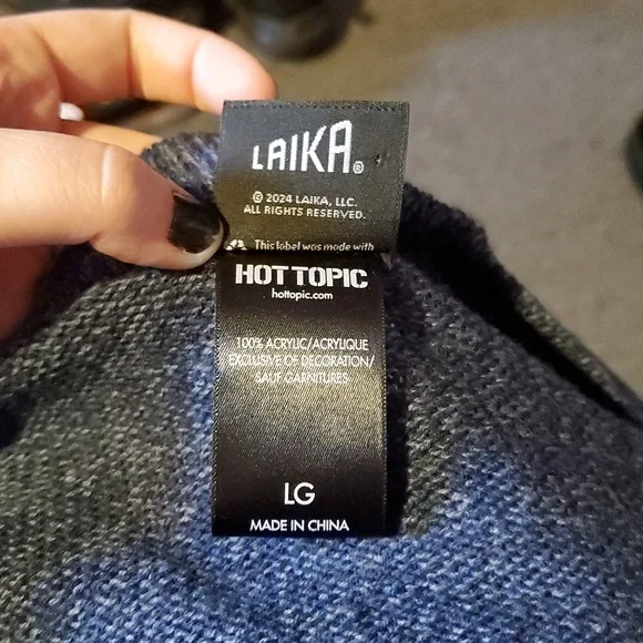 Hot Topic Coraline Button-up Star Cardigan Size Large - Picture 3 of 3